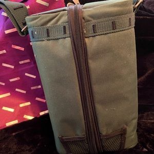 Forest Green Picnic Wine Carrier